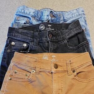 Wonder Nation Kids Jeans Size 6 SLIM Lot of 3